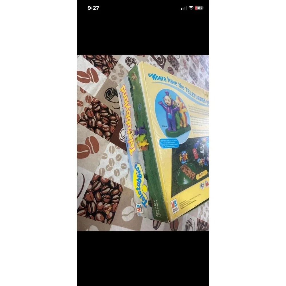 Vintage 1998 Milton Bradley Teletubbies Teletubbyland Board Game Incomplete